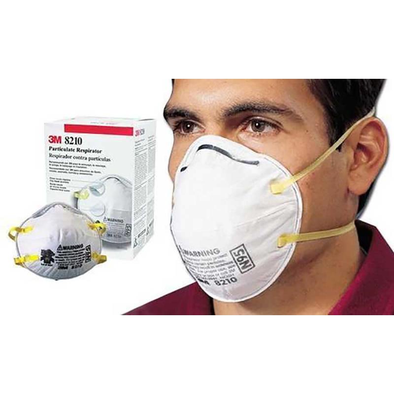 Khẩu trang giấy 3M N95 8210 chống vi khuẩn, bụi