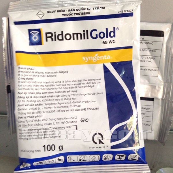 [SIEURE] trừ bệnh RidomilGold hàng đẹp, phân phối chuyên nghiệp.