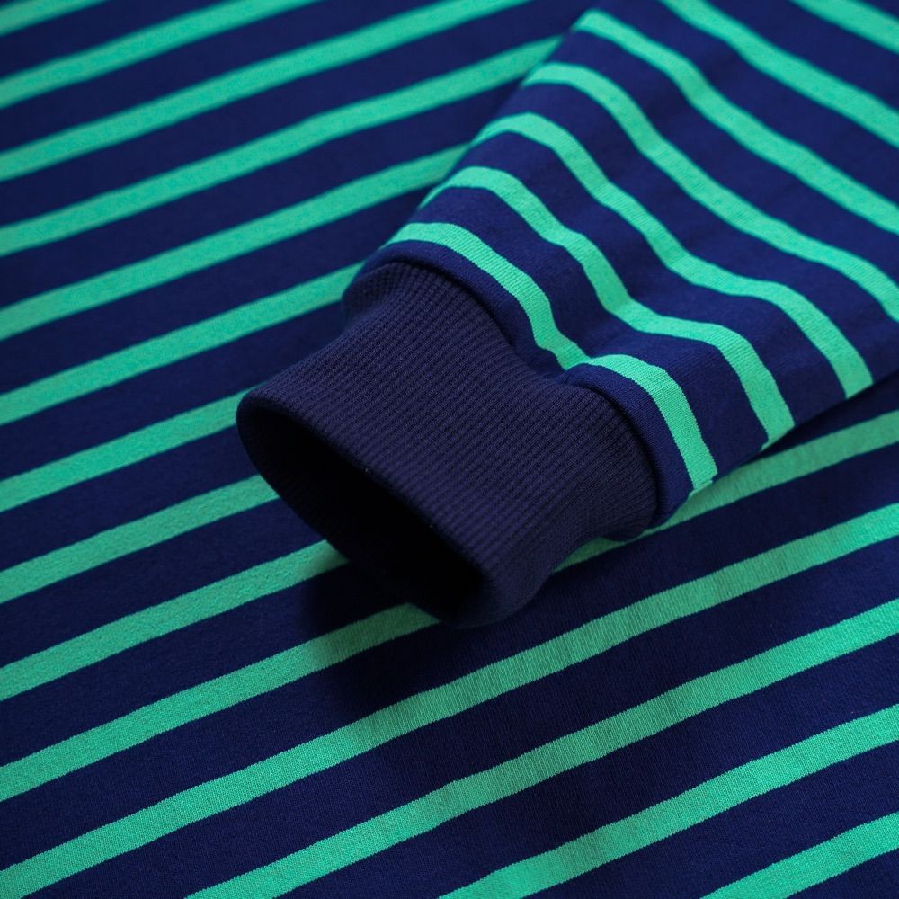 OWL BRAND® Striped Long-sleeve Tee -  Áo Thun Sọc Tay Dài Màu Xanh - OWL310121 | BigBuy360 - bigbuy360.vn