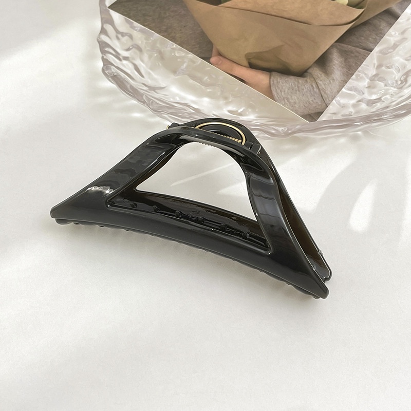 Kẹp Tóc Hình Tam Giác Phong Cách Hàn Quốc Đơn Giản Cho Nữ