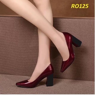 [ẢNH THẬT] Giày cao gót nữ cao cấp ROSATA RO125 7p gót vuông - HÀNG VIỆT NAM - BKSTORE