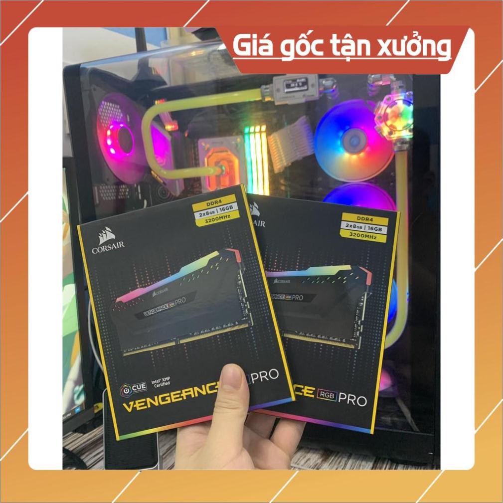 Hàng cao cấp Ram PC Corsair Vengeance RGB Pro White 16GB 3200Mhz DDR4 (2x8GB) Hàng cao cấp