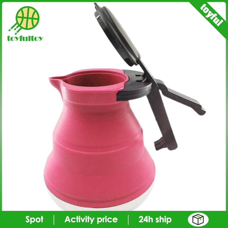 Ấm Đun Nước Bằng Silicone Có Thể Gấp Gọn Tiện Lợi Khi Đi Du Lịch