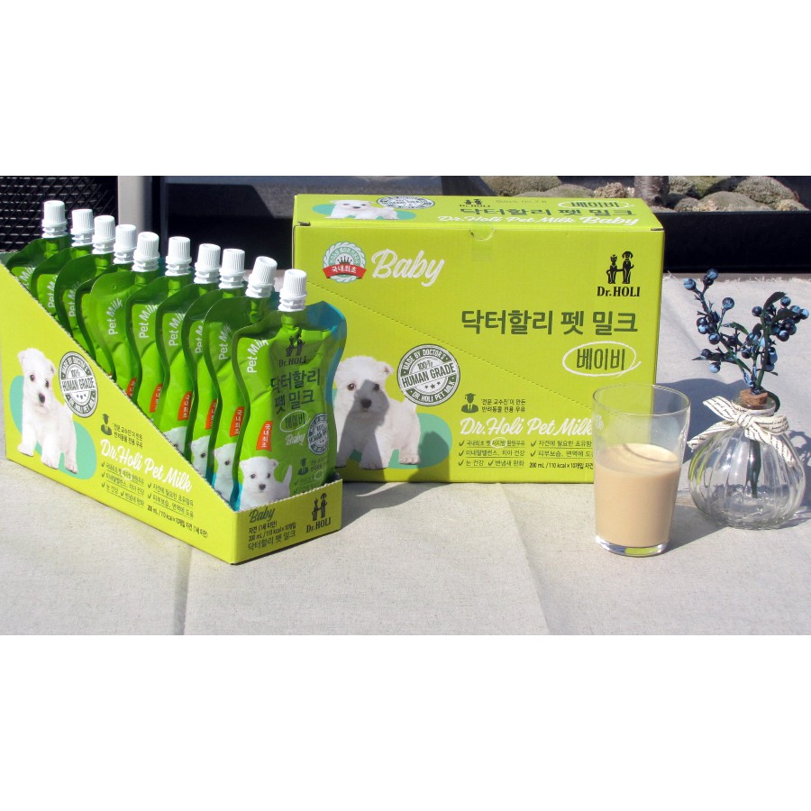 [HÀNG NHẬP KHẨU HÀN QUỐC] Sữa tươi dành cho Chó Mèo con kén ăn suy dinh dưỡng gói 180 ml 200ml