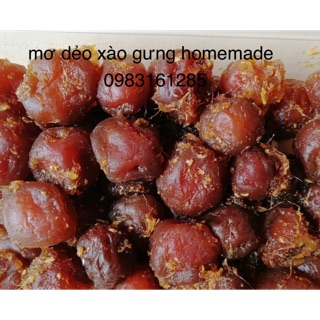 mơ dẻo xào gừng 500 gr