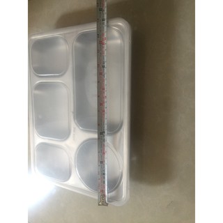 Khay cơm phần (MADE IN VN) INOX 304 5 ô sâu