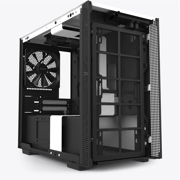 Vỏ Case Máy Tính NZXT H210 Màu Trắng Đen