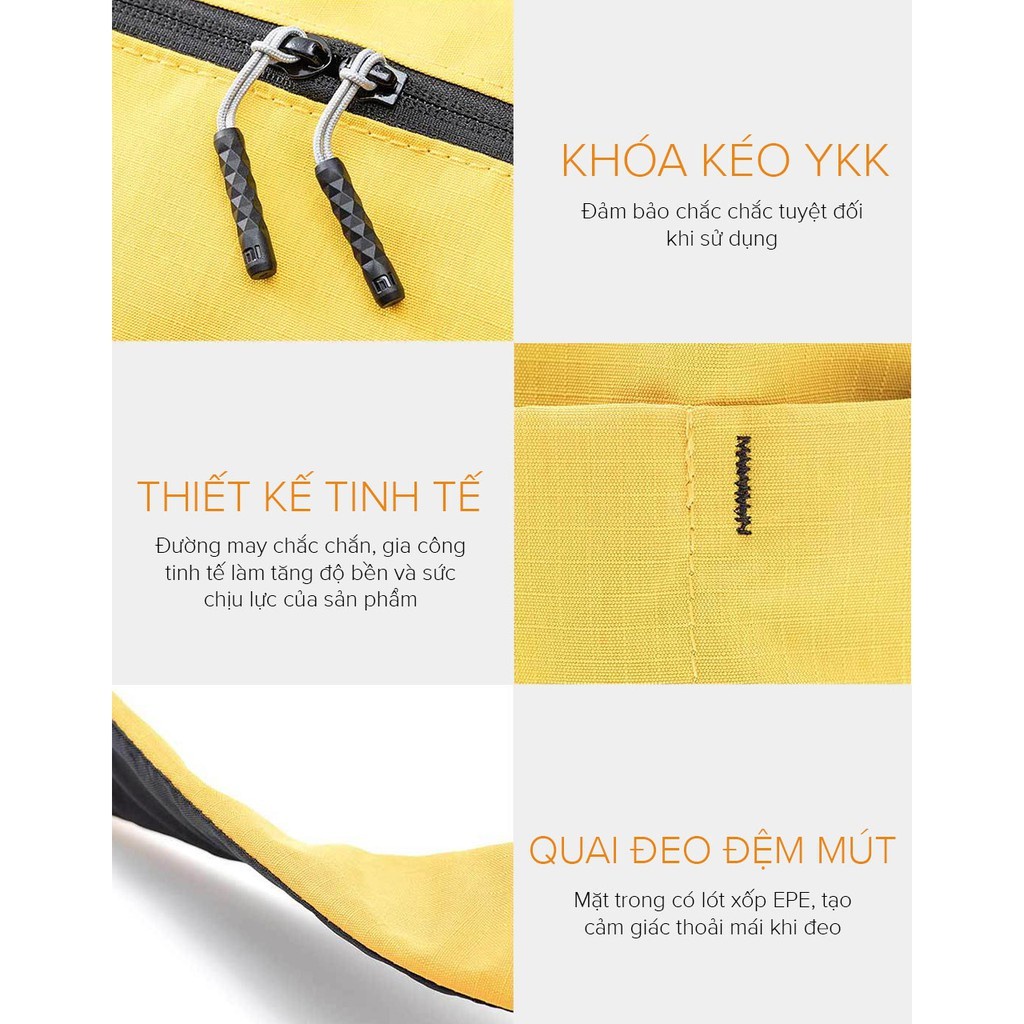 Balo du lịch Xiaomi Mi Casual Daypack - Balo Mini Đeo Vai Xiaomi Backpack - Chống Nước - Nhỏ Gọn - Xinh Xắn - Chính Hãng