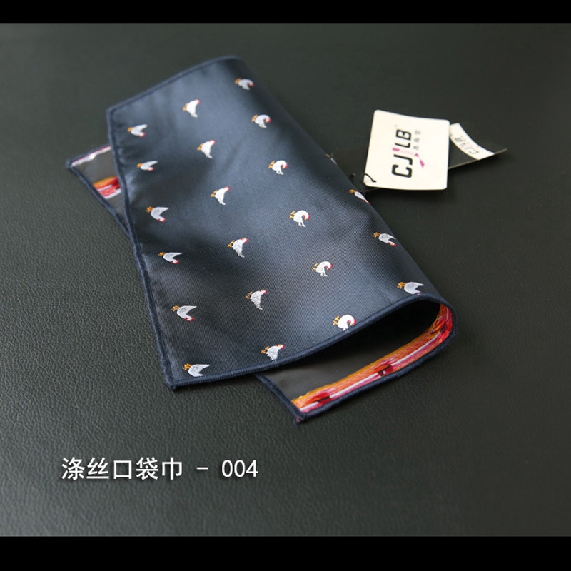 Khăn tay EFAN vải polyester hình vuông 24*24cm họa tiết hoa vintage bỏ túi