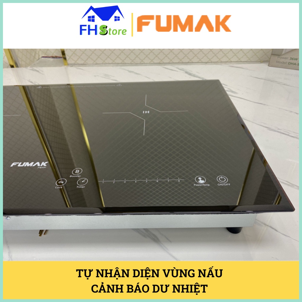 Bếp từ đôi inverter Fumak FI2200 nhập khẩu Nhật, Bảo hành 24 tháng toàn quốc, 30 ngày đổi mới