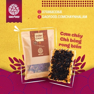 GẠO FOOD - CƠM CHÁY CHÀ BÔNG RONG BIỂN - 250G