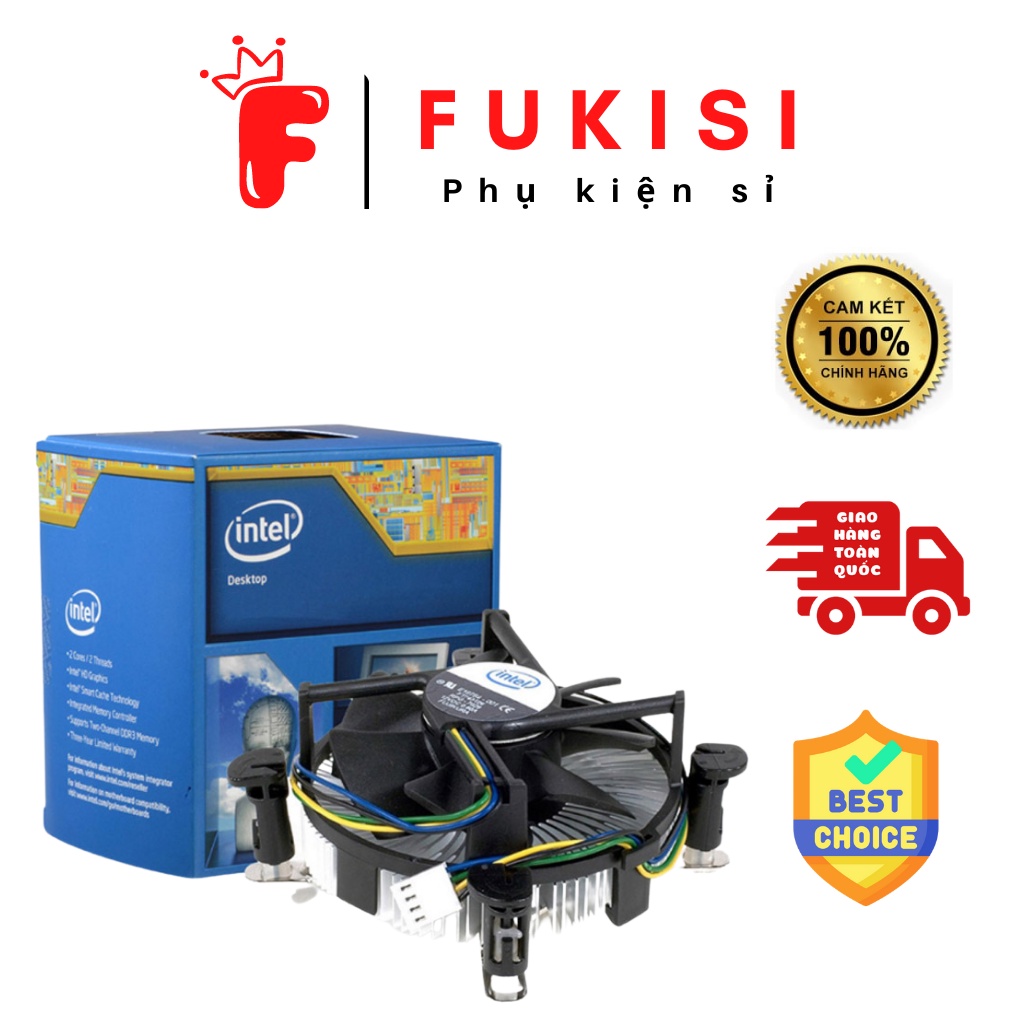 Quạt Tản Nhiệt CPU BOX INTEL Socket 1156/1155/1150  Hàng Chính Hãng - Fukisi