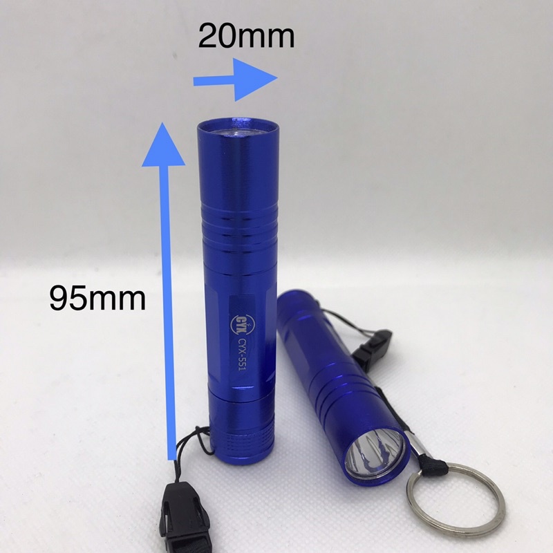 Đèn pin LED cầm tay siêu sáng CYX-551 dùng 1 viên pin tiểu AA  màu ngẫu nhiên