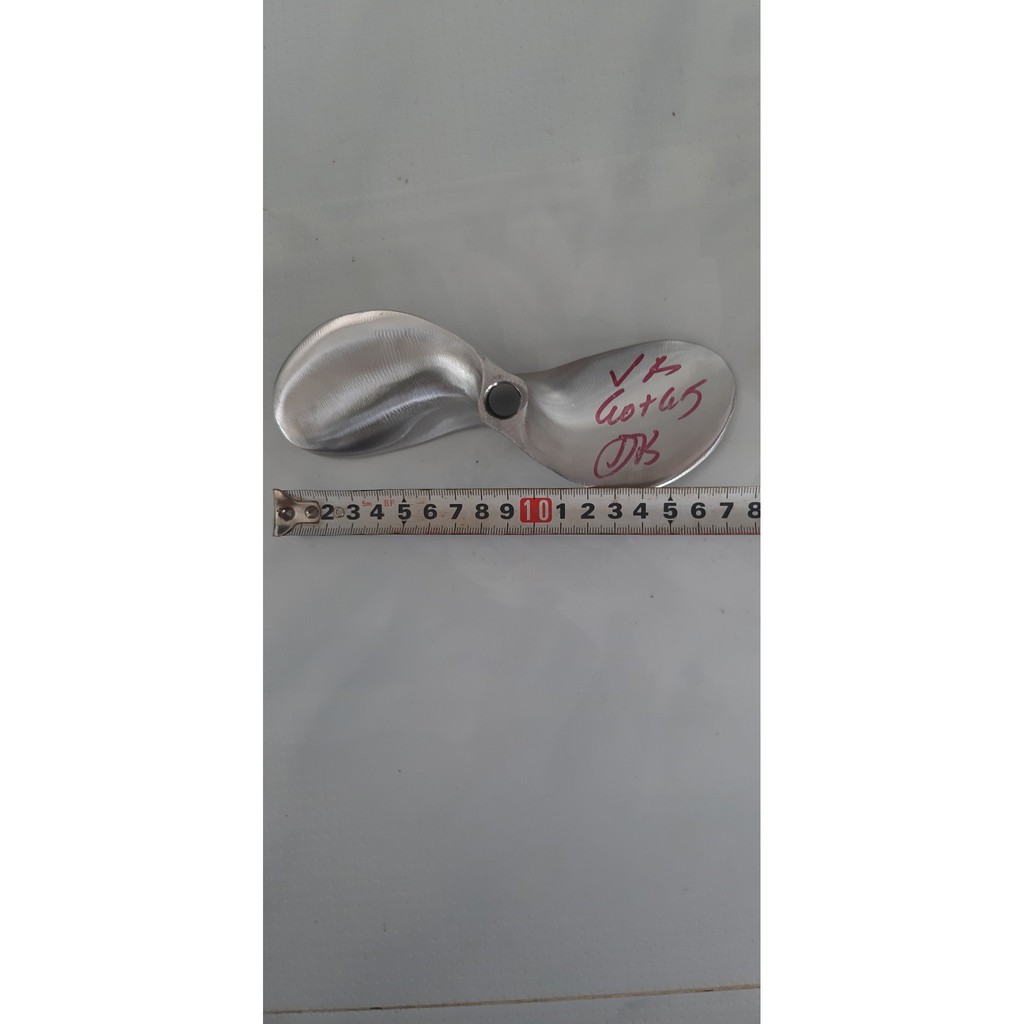 Chân vịt inox máy xăng 6,5 cốt ngay ren trong 14mm