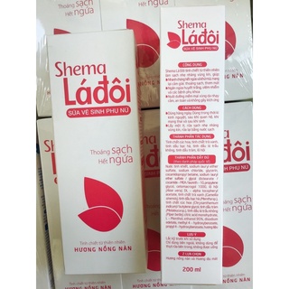 Dung dịch vệ sinh phụ nữ SHEMA LÁ ĐÔI