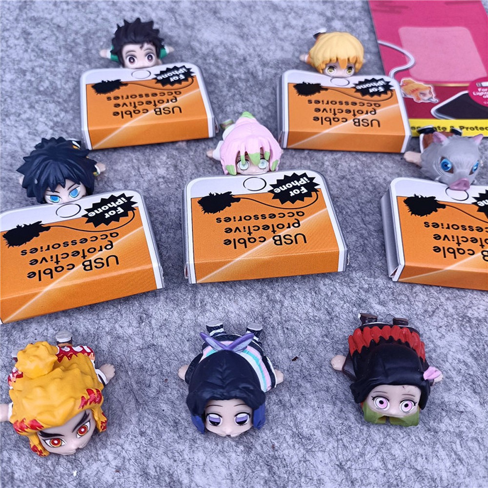 EPOCH Phụ Kiện Bảo Vệ Dây Cáp Sạc Điện Thoại Thiết Kế Hoạt Hình Dễ Thương