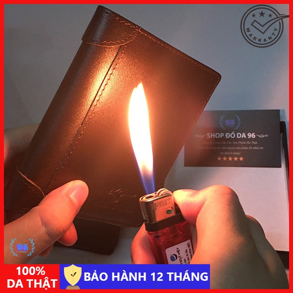 [Ví Da Thật Bảo Hành 12 Tháng] Ví Nam Da Bò Cao Cấp ⚡ Dáng Đứng ⚡ Da Bò Thật 100% - VSM002