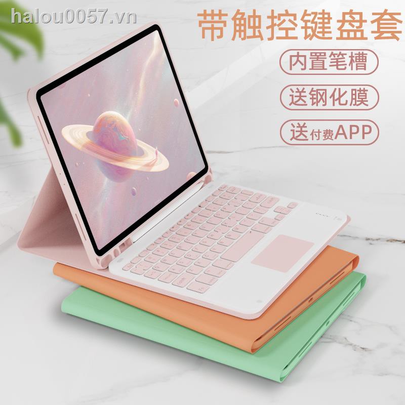 ✗☊☃✿Ready stock✿ ipad case Applicable to Apple’s new  PC Pro11 with pen slot protective cover Air3 touchpad Bluetooth keyboard integrated 10.2 inch 10.5 wireless seventh and eighth generation silicone