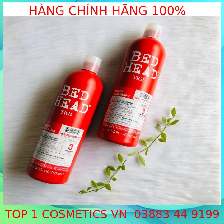 CẶP DẦU GÔI - XẢ TIGI ĐỎ 1500ML SIÊU TẠO PHỒNG - SIÊU PHỤC HỒI HƯ TỔN (TẶNG TINH DẦU BƯỞI)