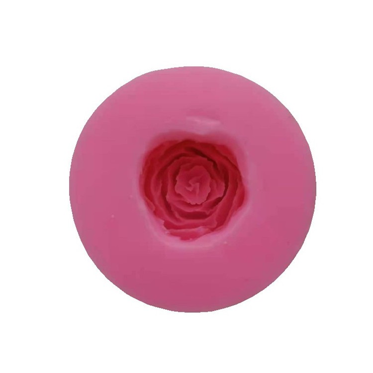 Khuôn Silicon 8cm Hoa Hồng Kiss mẫu 3