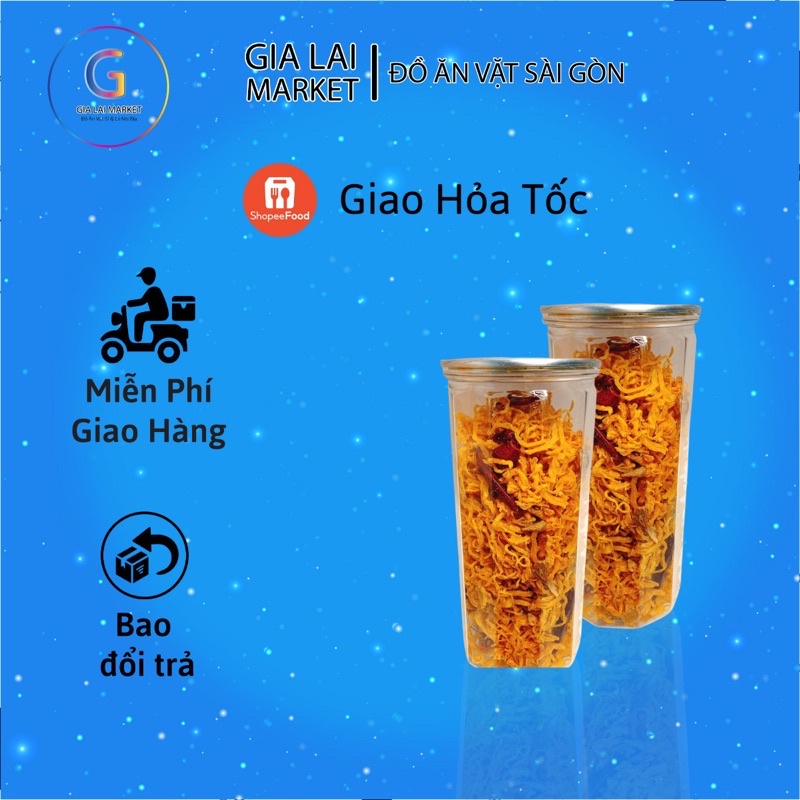 Khô Gà Bơ Tỏi loại 1 - lon pet 300gr ► FREESHIP ◄ Gia Lai market