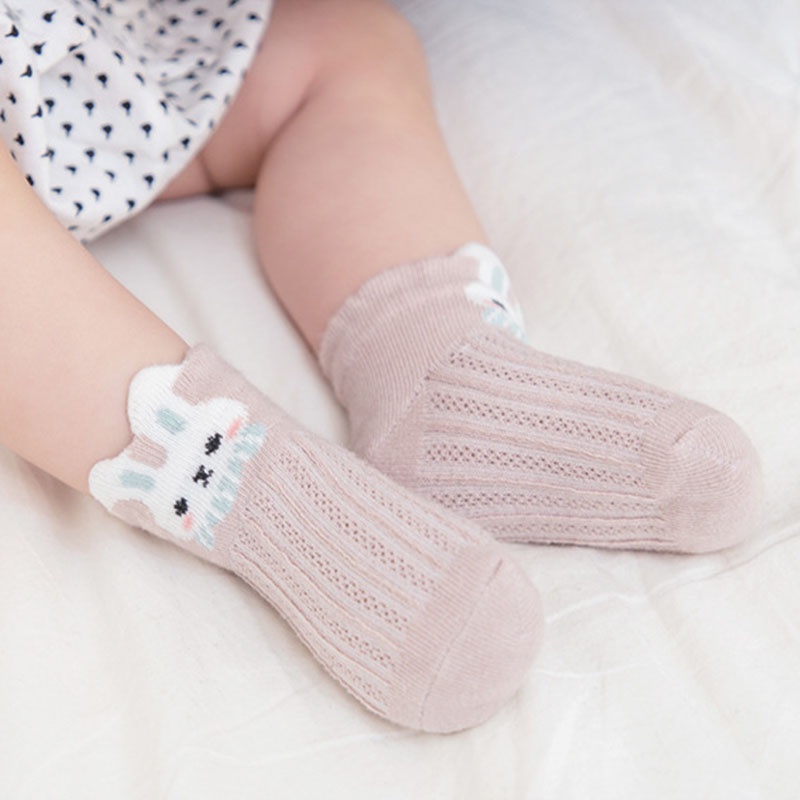 Tất lưới họa tiết hoạt hình cho bé từ 1-3 tuổi