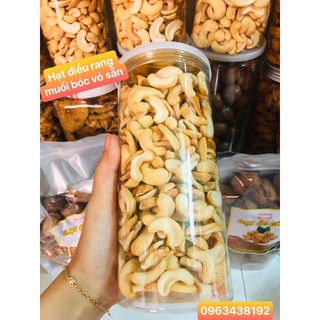 Hạt điều sấy tách vỏ, hạt tuyển, giòn, béo, thơm, ngon, bổ dưỡng hộp 500g
