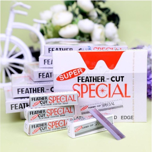 Hộp 10 Dao Cạo Lông Mày Special Feather Cut Nhật