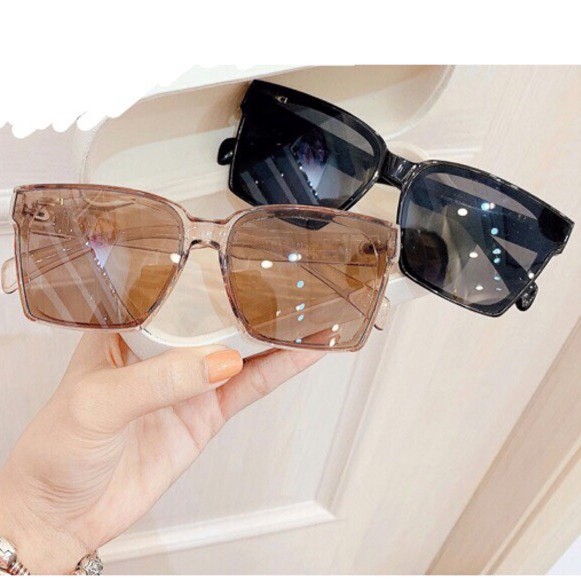 Mắt kính râm tràn viền gọng nhựa unisex nam nữ thời trang chống nắng 5006 - 66