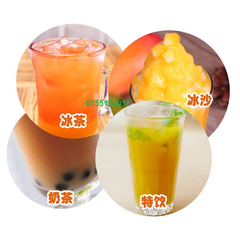 Mứt Hoa Quả Nhiệt Đới Sensini Pha chế trà sữa - Trà hoa quả hộp 1.36kG