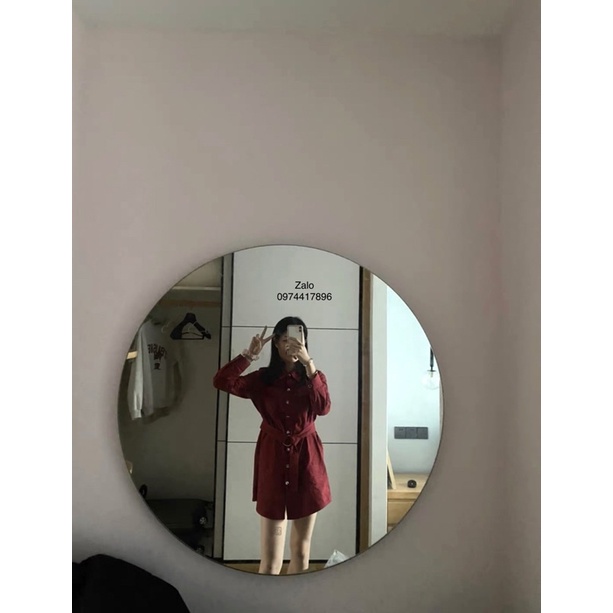 Gương tròn decor dán tường siêu nhanh,đ𝒆̣𝒑 𝒎𝒆̂ 𝒍𝒚 Hàng sịn cao cấp- 🅵🅶🅲 𝐊𝐈𝐍𝐆 𝐐 𝐒𝐓𝐎𝐑𝐄