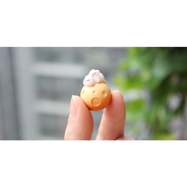 Mô Hình Thỏ Bánh Trung Thu Bằng Nhựa Resin Sáng Tạo Phong Cách Trung Quốc Truyền Thống Trung Quốc