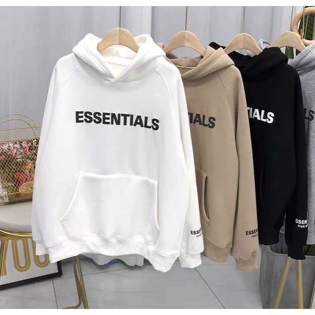 [FAFRINW12 - Giảm 8% Tối Đa 30k] Áo Khoác Nỉ Hoodie ESSENTIALS Unisex Form Rộng - 23April Fashion