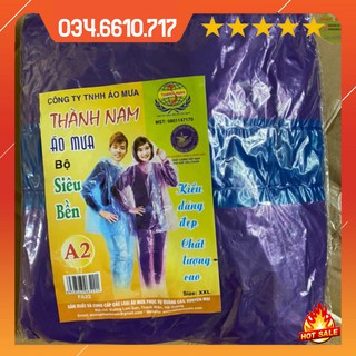 Sỉ 10 bộ quần áo mưa nilong dẻo A2 tiện lợi