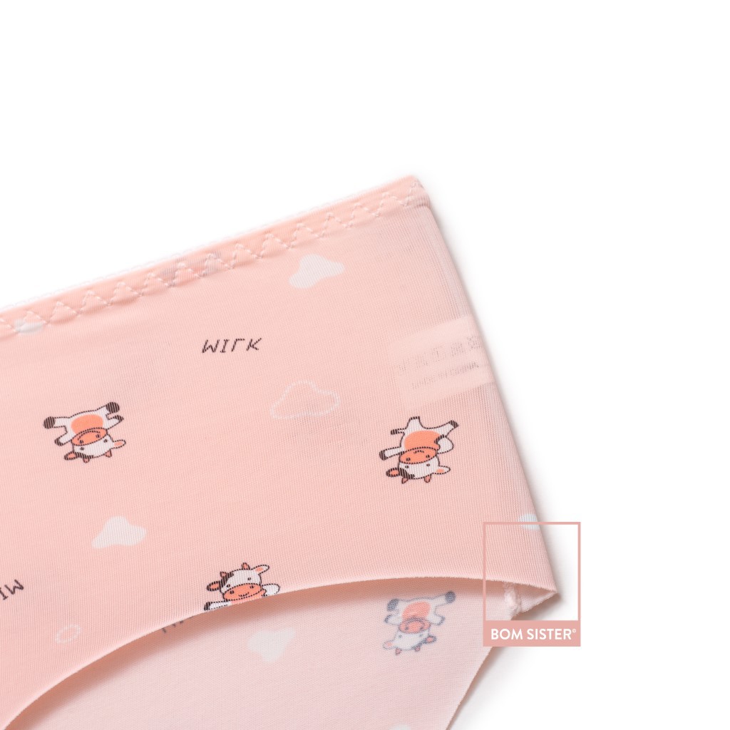  Quần lót su đúc cắt viền hoạ tiết dễ thương BOM SISTER Q1620 | BigBuy360 - bigbuy360.vn