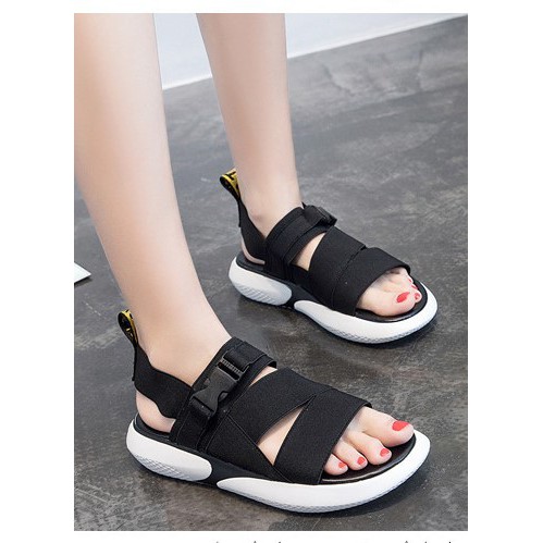 Sandal nữ đế bệt quai chun mẫu mới - hottrend 2019