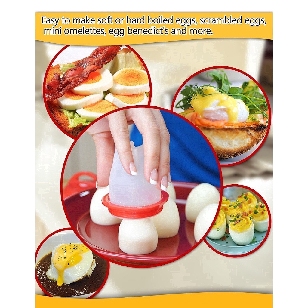 1 Khuôn Silicon Hấp Trứng Chống Dính