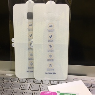 Dán ppf nhám AG chống bám vân tay samsung galaxy S8 plus ( Full mặt sau )