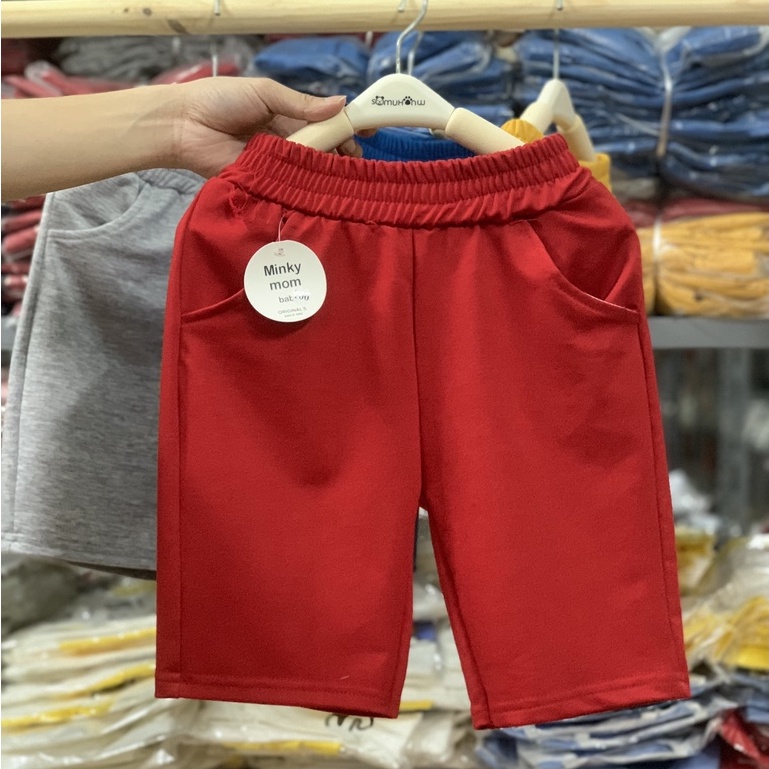 Quần bé trai chất cotton da cá thoáng mát dáng đẹp cho bé 1-7 tuổi