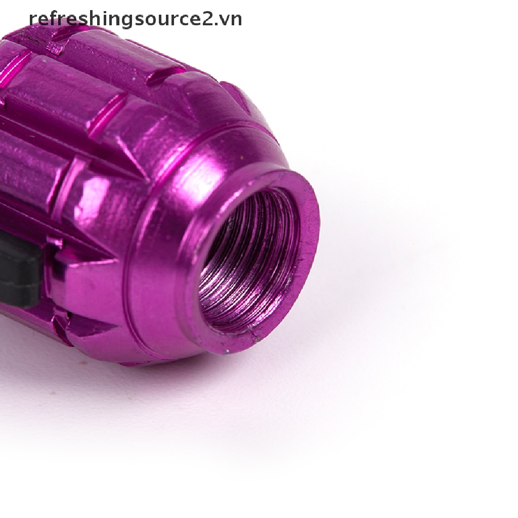 Bộ 2 Nắp Van Bánh Xe Bằng Nhôm Chuyên Dụng Cho Xe Mô Tô / Xe Hơi / Xe