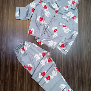 Bộ satin lụa tay dài bisgize