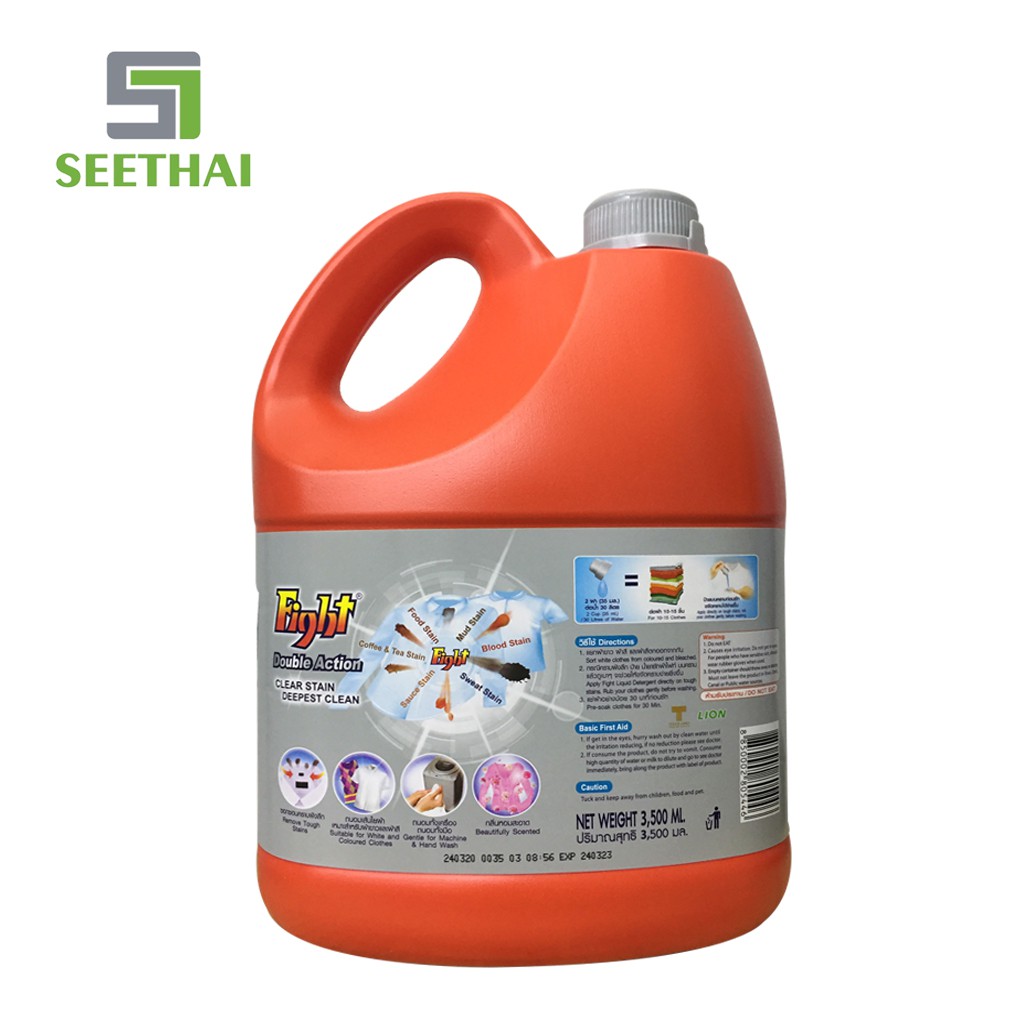 [Hàng Chính Hãng] Nước giặt xả Fight 3500ml - Đỏ