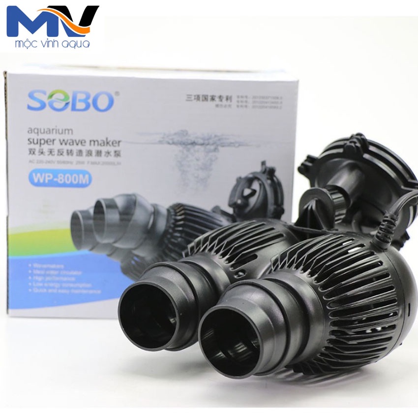 Máy thổi luồng hồ cá koi Sobo công suất 3w - 25w nhỏ gọn