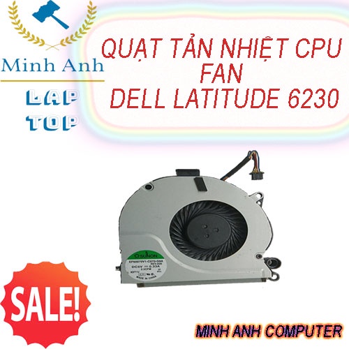 quạt laptop dell 6230 , e6230 Fan cpu