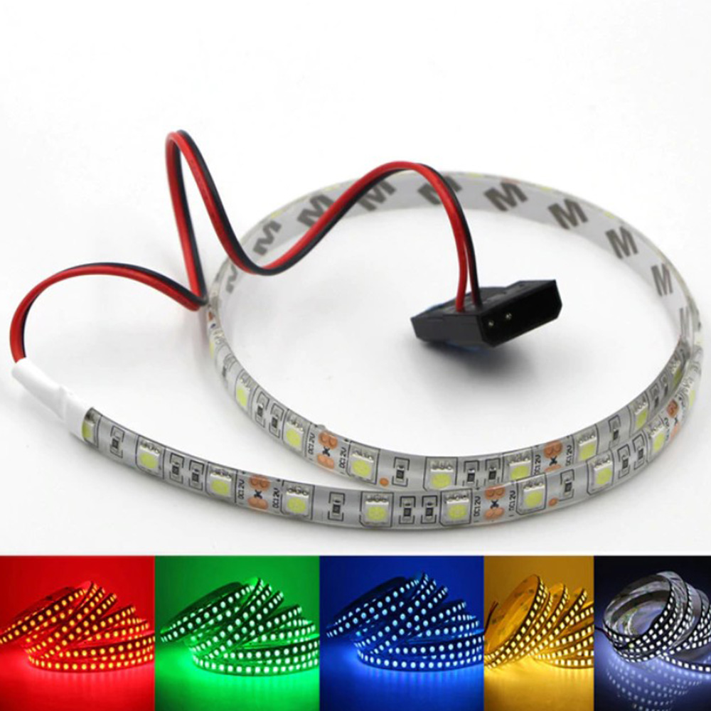 Dây đèn led 2835 SMD 100cm 60 bóng/50cm 30 bóng trang trí máy tính tiện dụng