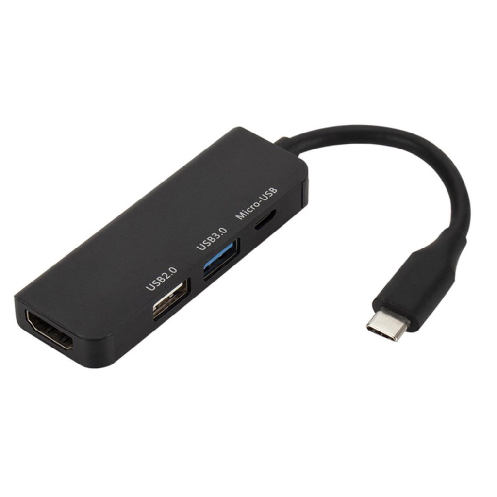 [New promo]HUB Tpye-C To Micro USB 3.0 2.0 HDMI-Compatible 4 Port Splitter Adapter