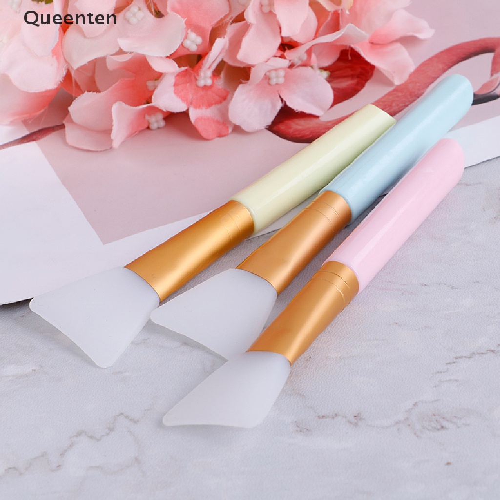 [Hàng mới về] Cọ silicone đầu phẳng thích hợp cho việc chăm sóc da mặt