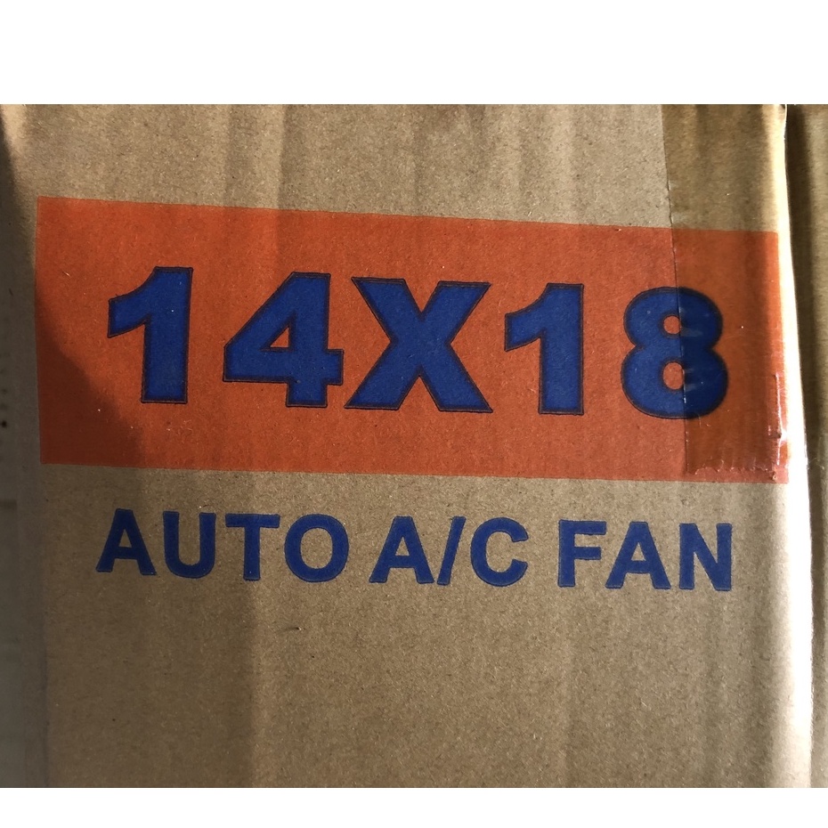 Quạt Dàn  nóng lồng sắt chế 14x18 12V / 24V 35x46 cm hàng Trung Quốc