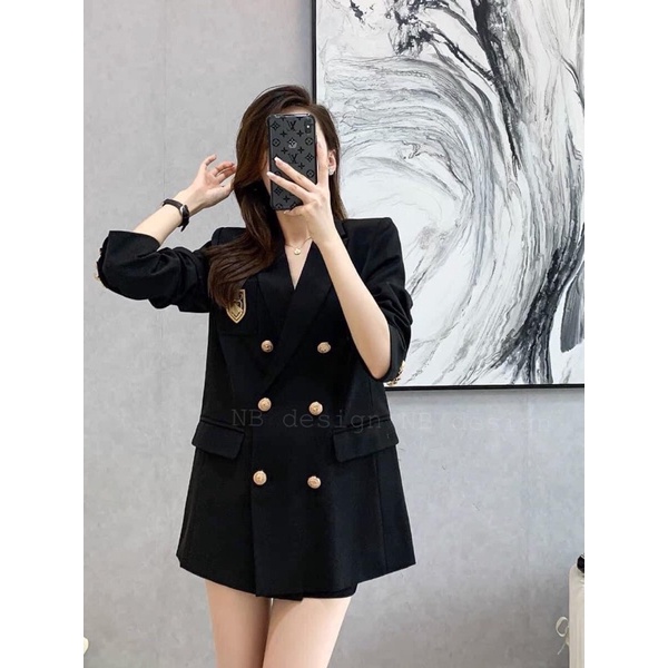 Áo vest dạ khuy xinh xắn