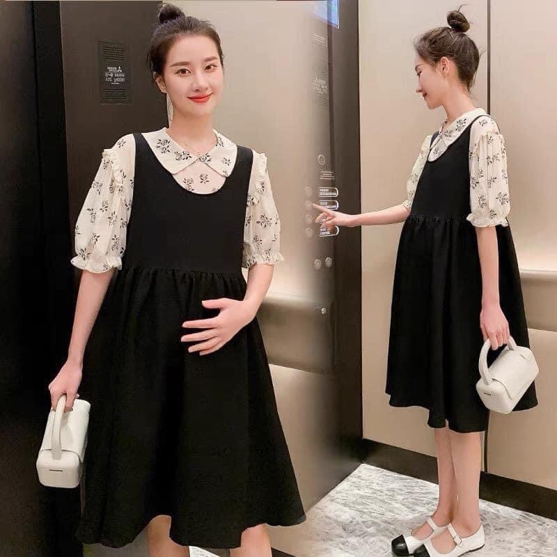 Váy Yếm bầu công sở xinh xắn, Yếm riêng-áo riêng cực dễ phối đồ nha, size 40-70kg